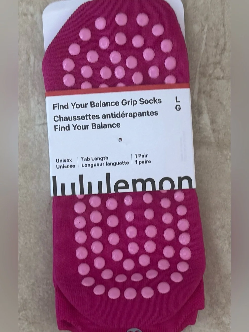 Lululemon Unisex Grip Tab Socks - Picture 7 of 11